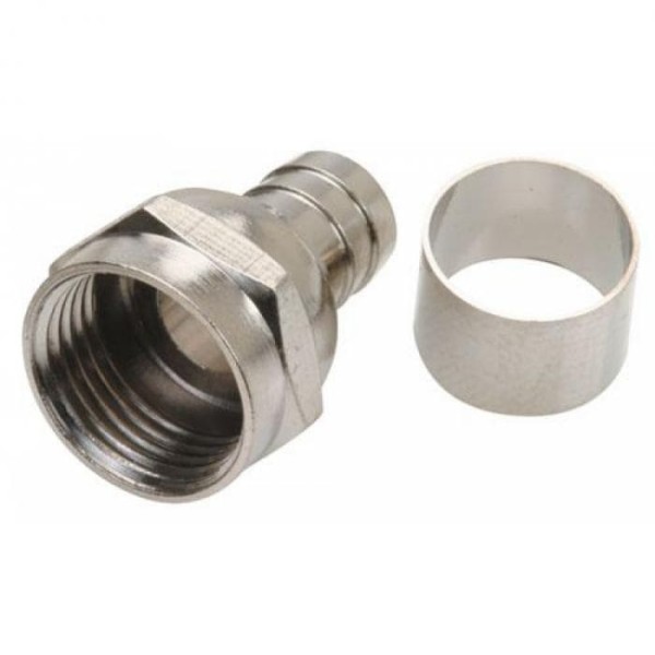 F CRIMP RG6 comprimido