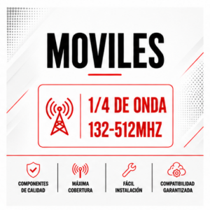 1/4 DE ONDA 132-512 MHz